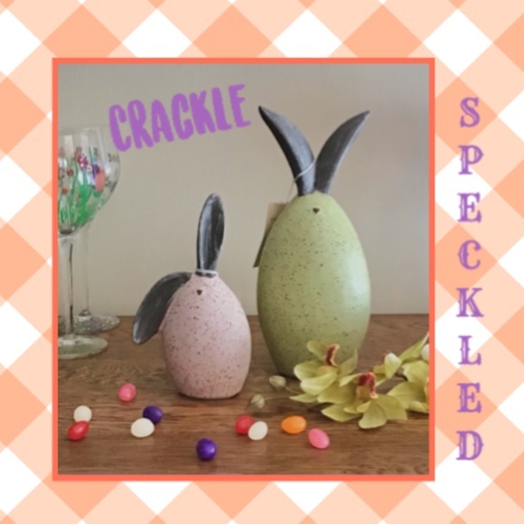 Ceramic Egg Bunnies - Picture 3 of 3